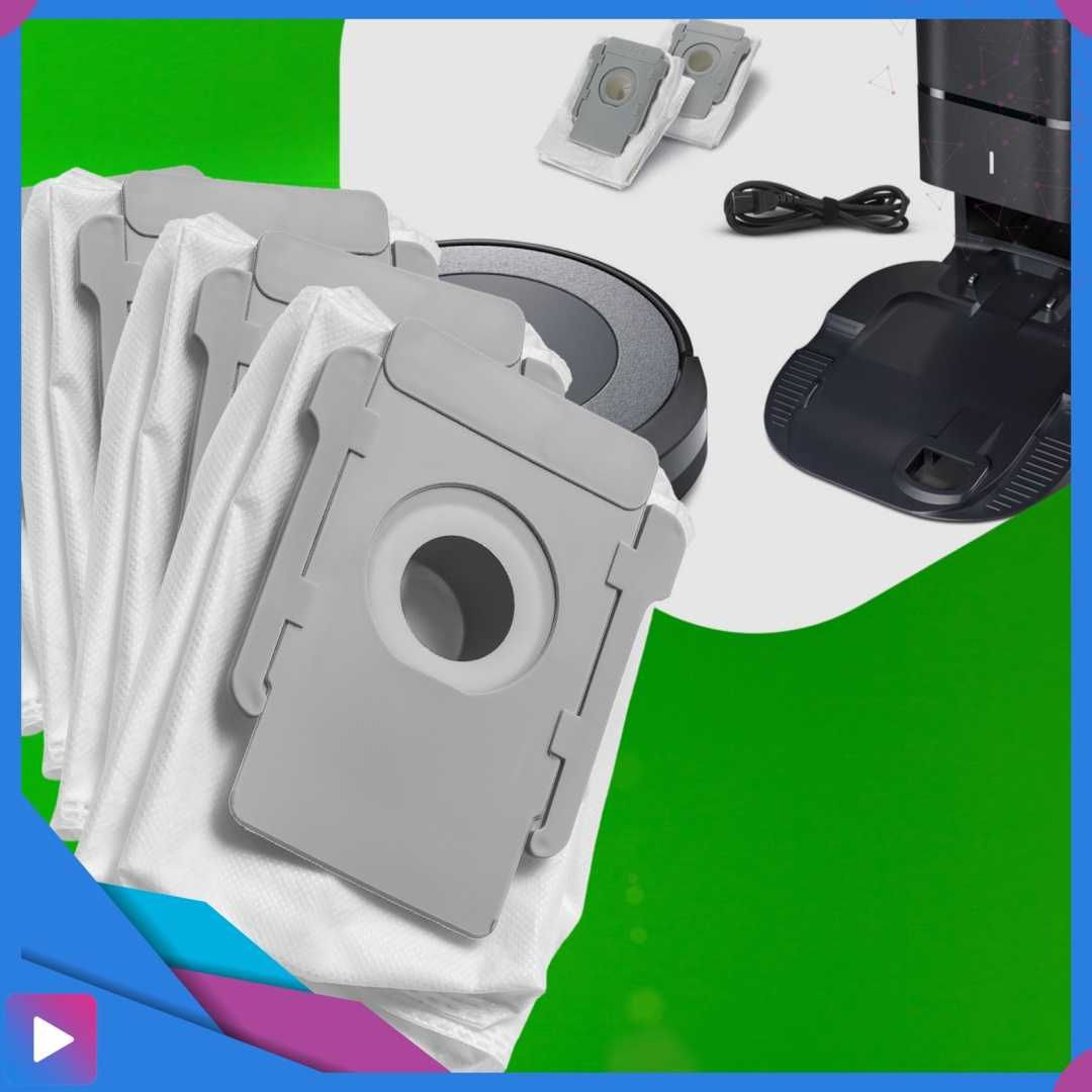 10x Zestaw Worki do iRobot Roomba Zamienniki do Stacji Opróżniajacej