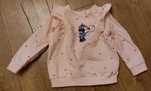 Bluzka bluza dla dziewczynki Disney Baby, r. 86, jak nowa, Myszka Miki
