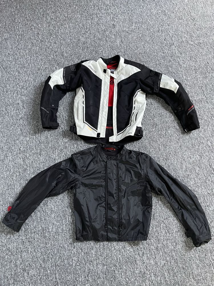 Kurtka motocyklowa OZONE JET II ICE/BLACK