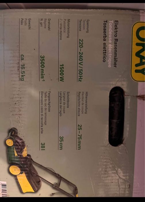 Maquina de Cortar Relva Nova