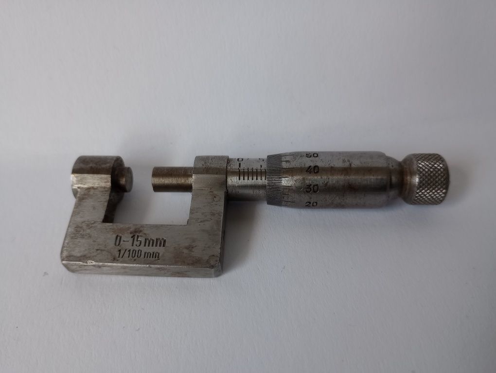 Stary mikrometr 0-15mm