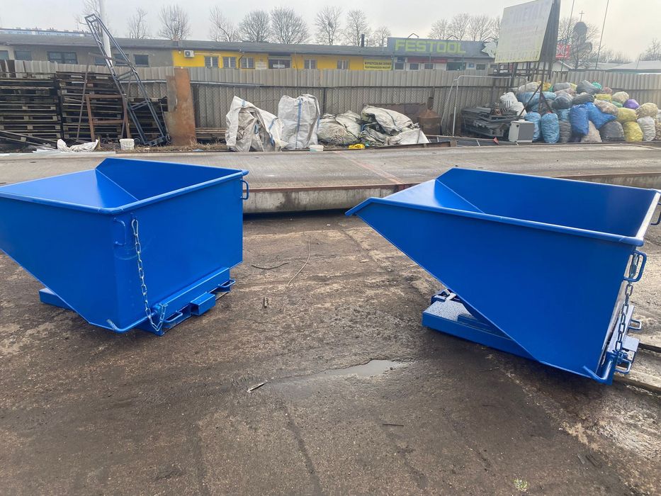 Kontener TK 900 koliba koleba na odpady do wózka tartak złom