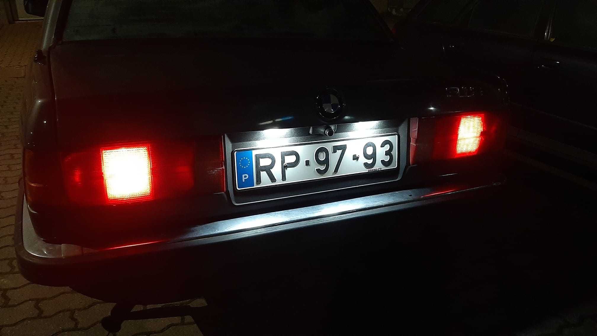 BMW E30 Luzes LED para chapa de matricula