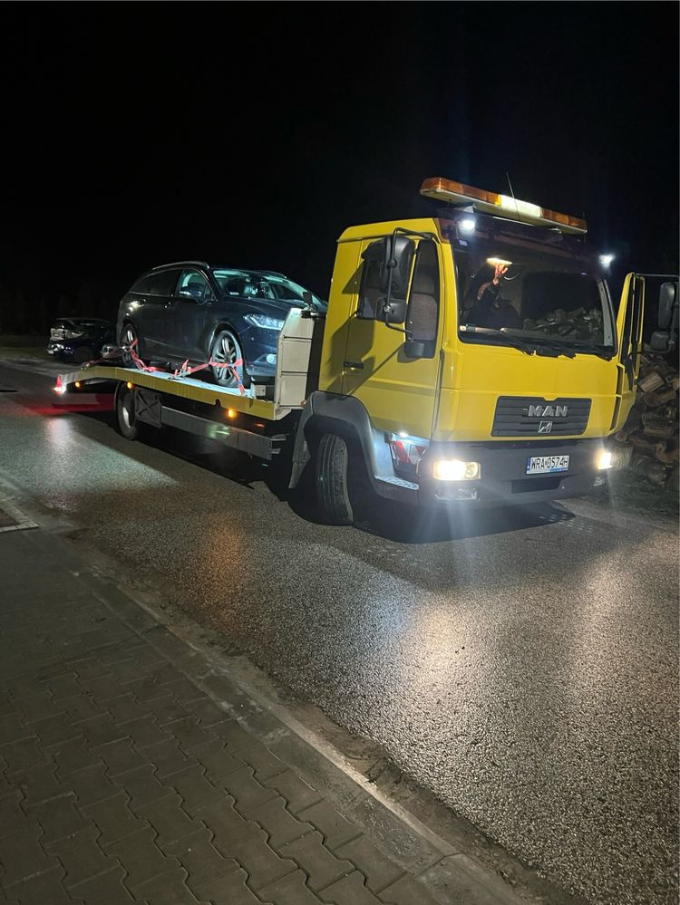 Transport laweta 7t najlepsze ceny (bus ciągnik koparka)