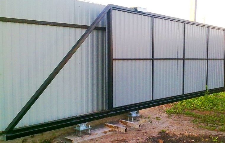 Ворота відкатні / розсувні 3 x 1.8, каркас откатные, самостійна збірка