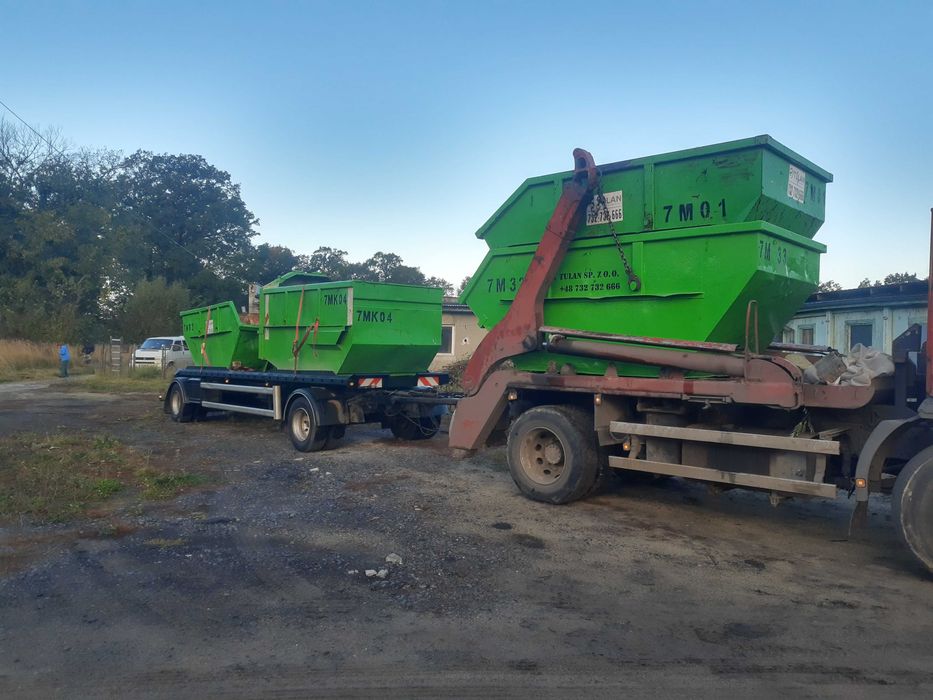 Kontener na gruz odpady budowlane 1m3 , 2m3 , 5m3 , 7m3 , 10m3