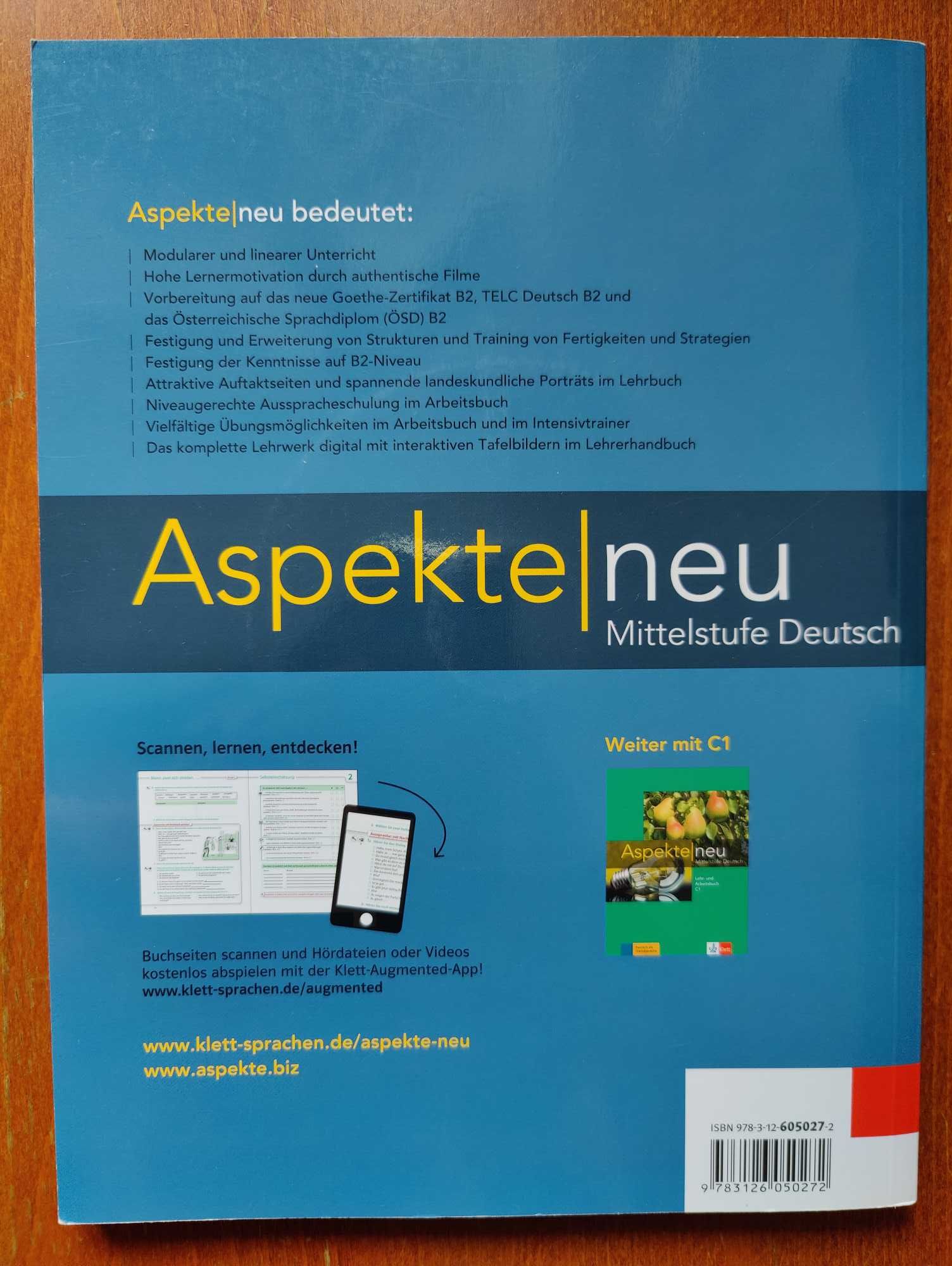 Podręcznik i zeszyt ćwiczeń Aspekte neu B2 cz. 1