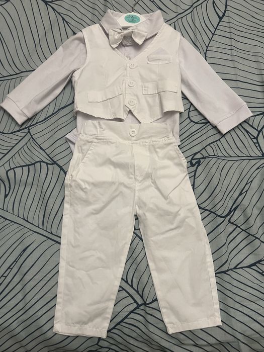 Святковий комплект 3-ка для хрестин або свята розмір 68