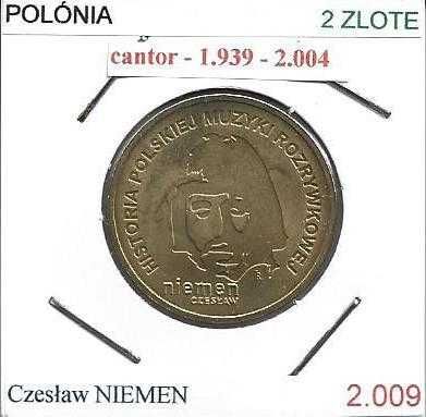 Moedas - - - Polónia - - - "História da Música Popular Polaca"