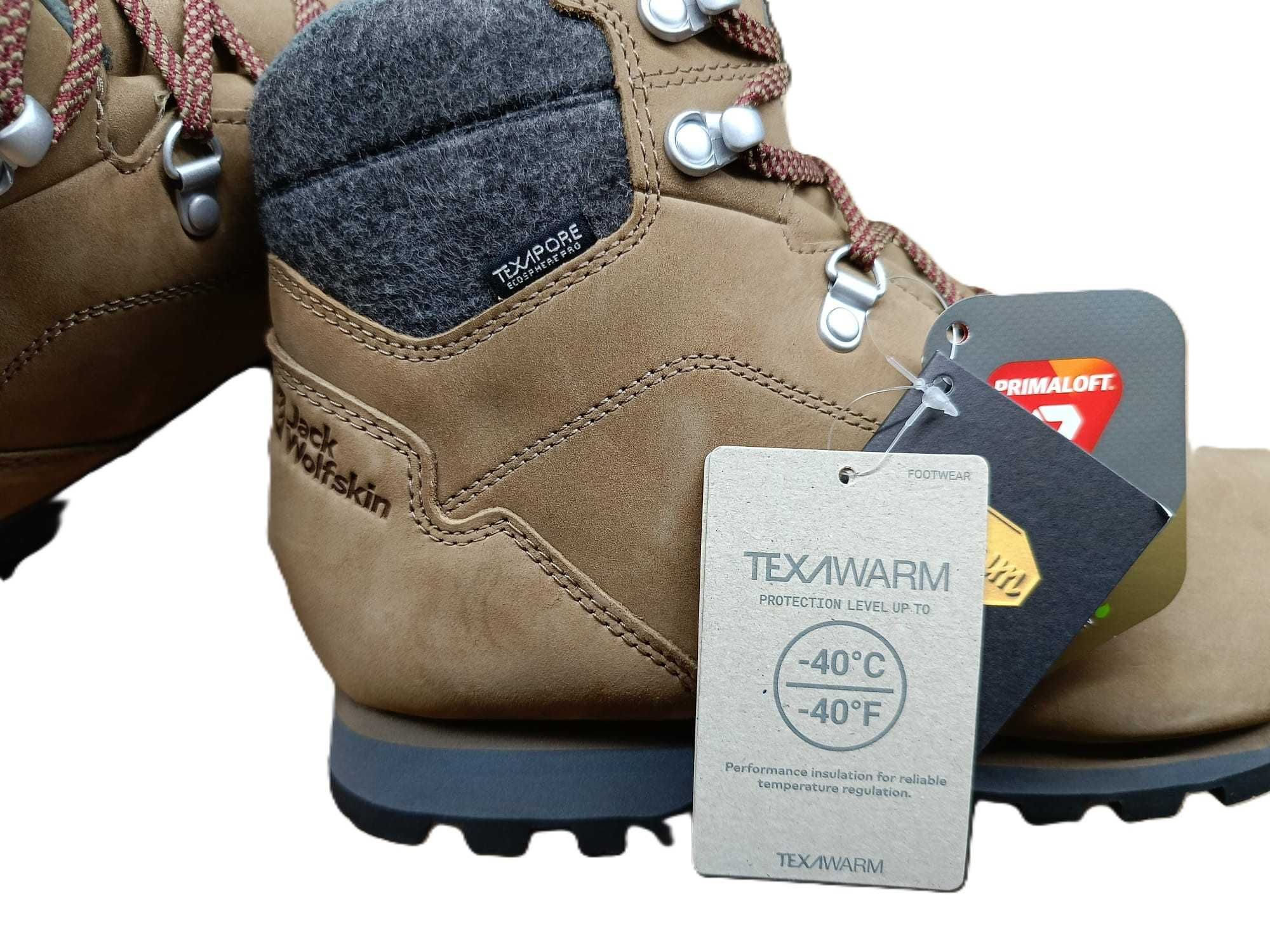 NOWE Męskie buty Jack Wolfskin Thunder Bay Texapore 40,5 wodoodporne