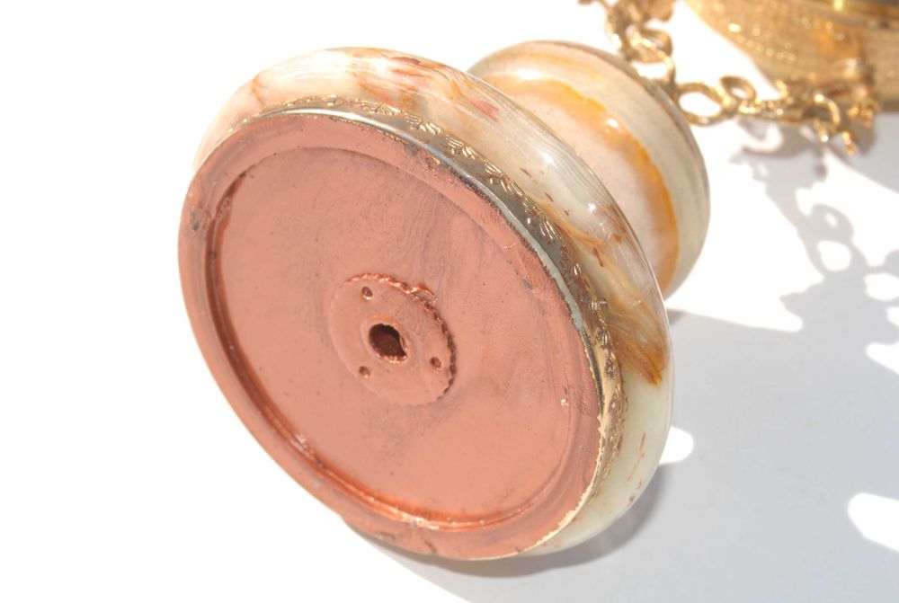 Stary budzik zegarek zegar Ritz marmur lata 60/70 unikat kolekcjonersk