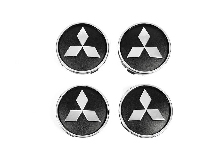 Mitsubishi Ковпачки диски чорні mit5955tur-b (59мм на 55мм, 4 шт)