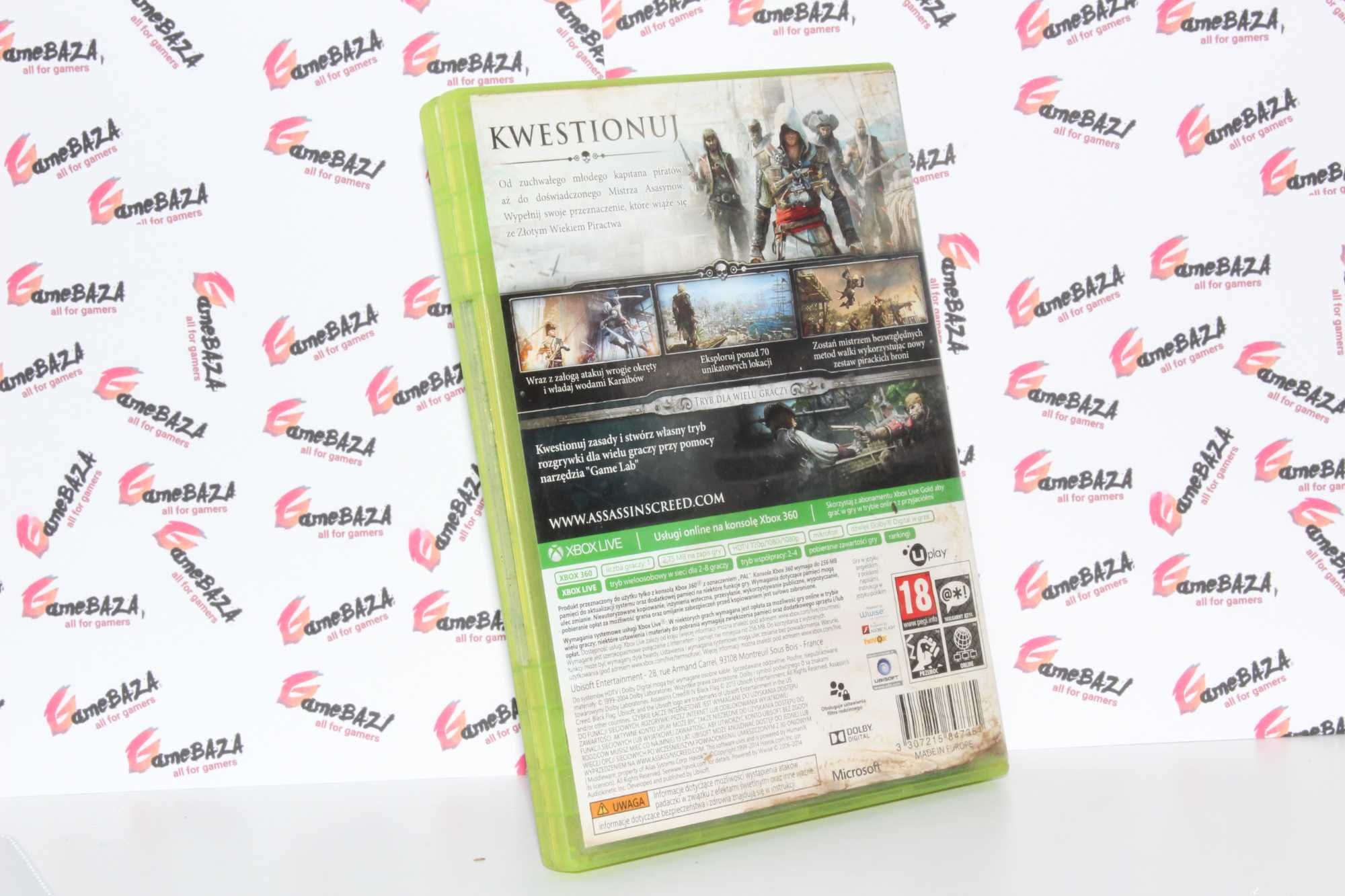 PL Assassin's Creed IV: Black Flag Xbox 360 GameBAZA