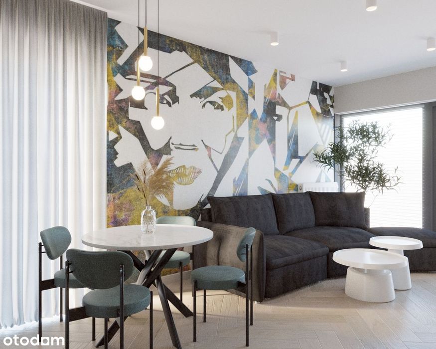 Designerski apartament z miejscem parkingowym i rowerownią - centrum!