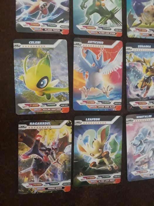25 cartas pokemon