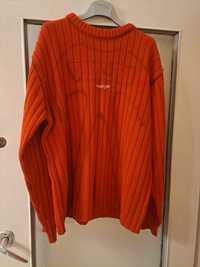Swetr meski Wrangler pomarańczowy