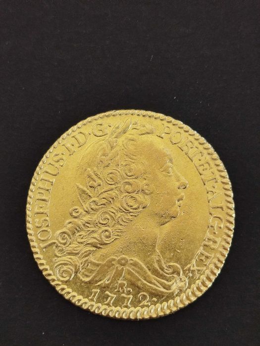1772 - D. José I - Peça (6400 Reis) - Ouro - Rio de Janeiro