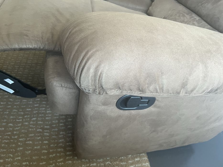 Sofa reclinavel castanho