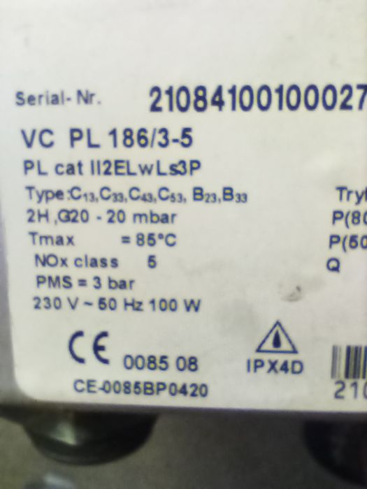 Kocioł Vaillant Eco tec 19kw jednofunkcyjny