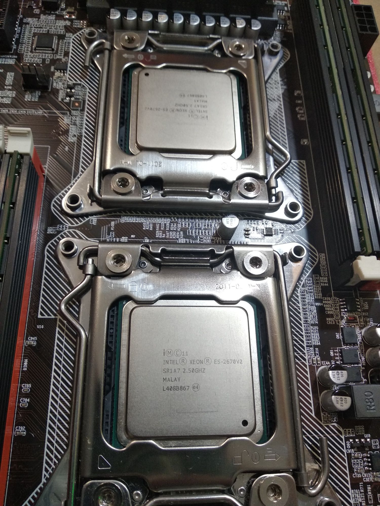 Плата для рендера, станции X79 Dual (LGA2011) Xeon
