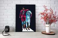 Plakat A3 Ronaldo i Messi