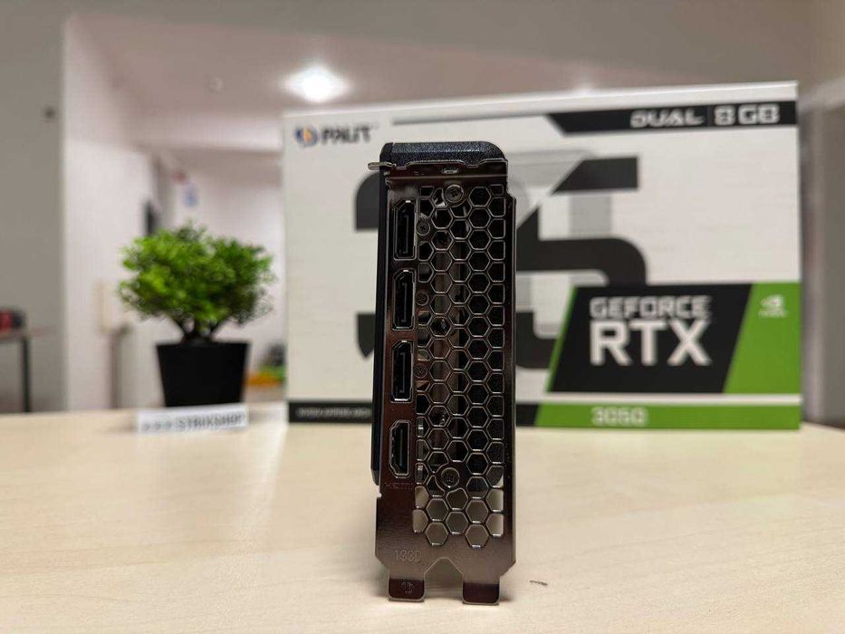 Відеокарта Palit GeForce RTX 3050 Dual Б/в + Гарантія 3 місяці!