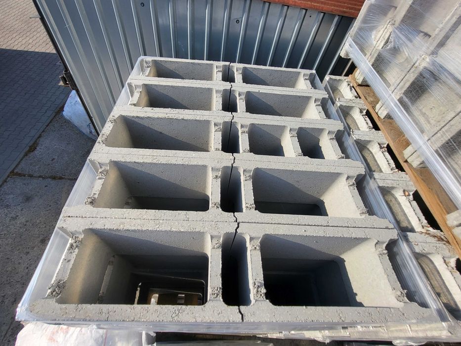 Pustak szalunkowy betonowy zalewowy bloczek PBS24 Brutto 24x24x50