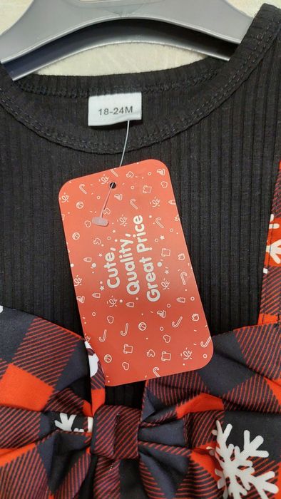 Святкова новорічна сукня для дівчинки 18-24 міс