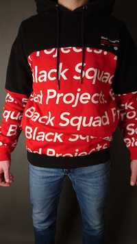 Black Squad Hoodie Regular Fit M Bluza