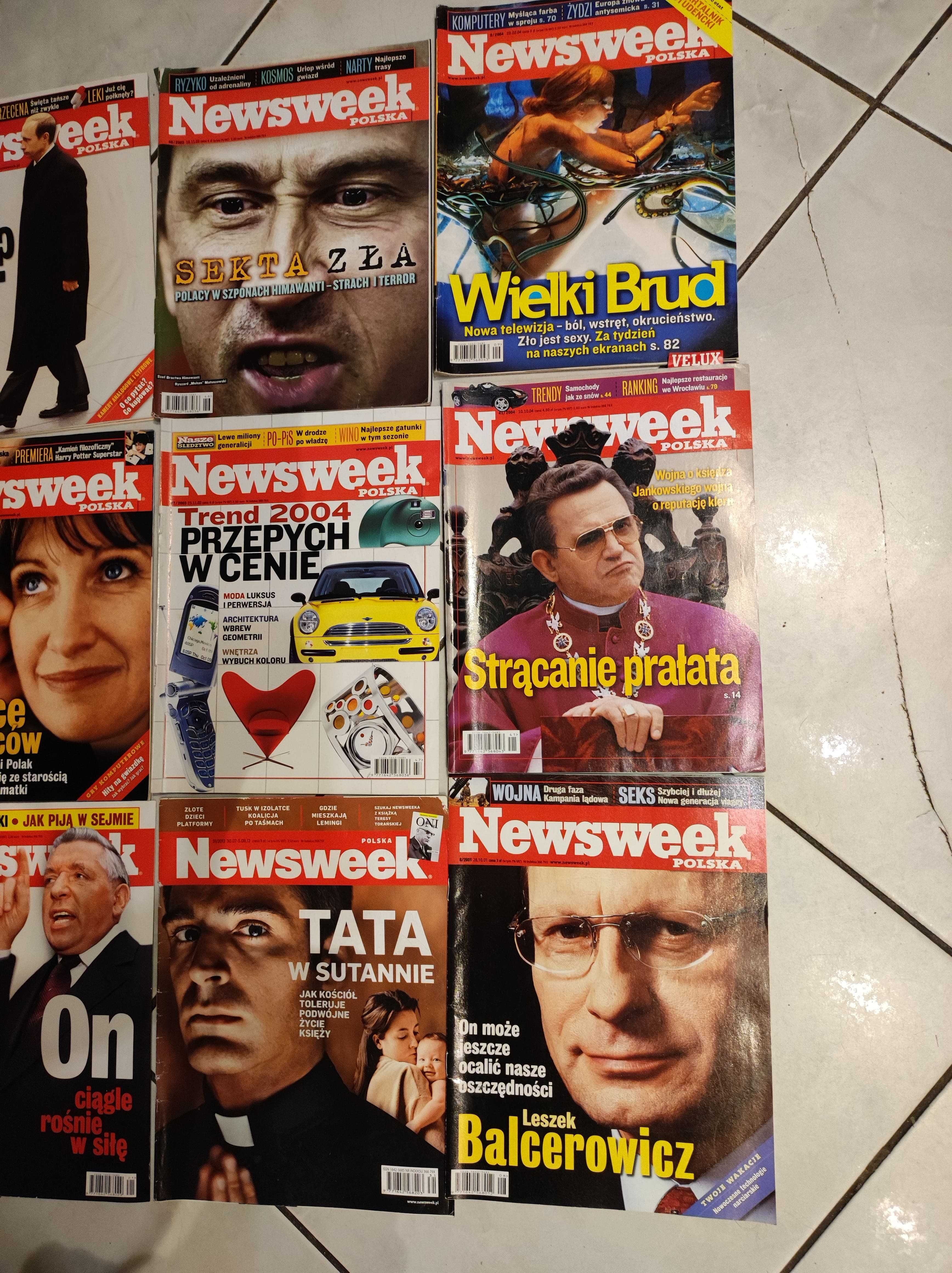 Newsweek wydania archiwalne 2000 vintage czasopismo kolekcjonerskie