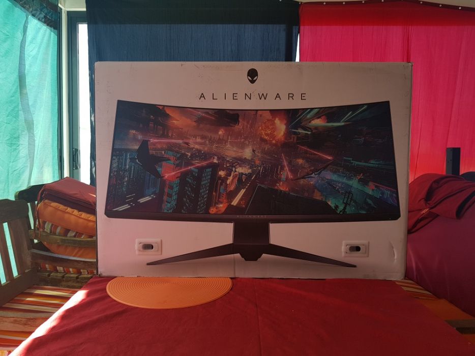Monitor Gaming Alienware ultrawide 34 inch 120hz