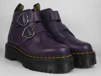 Nowe Dr. Martens Devon Heart Leather Platform Boots roz. 38