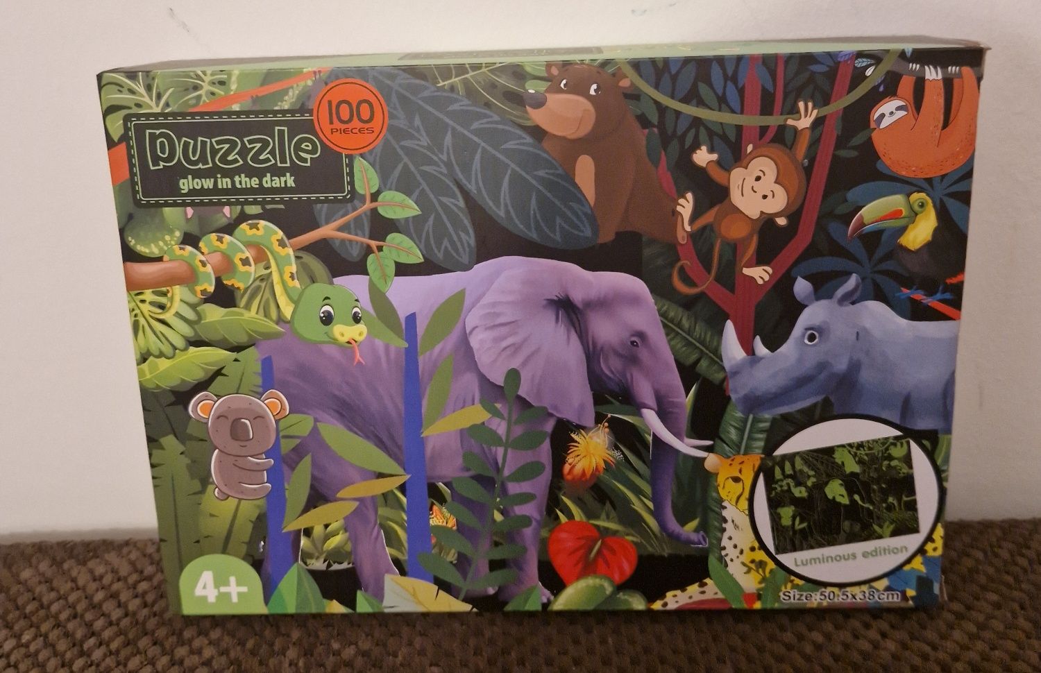 Puzzle glow in the dark 4+