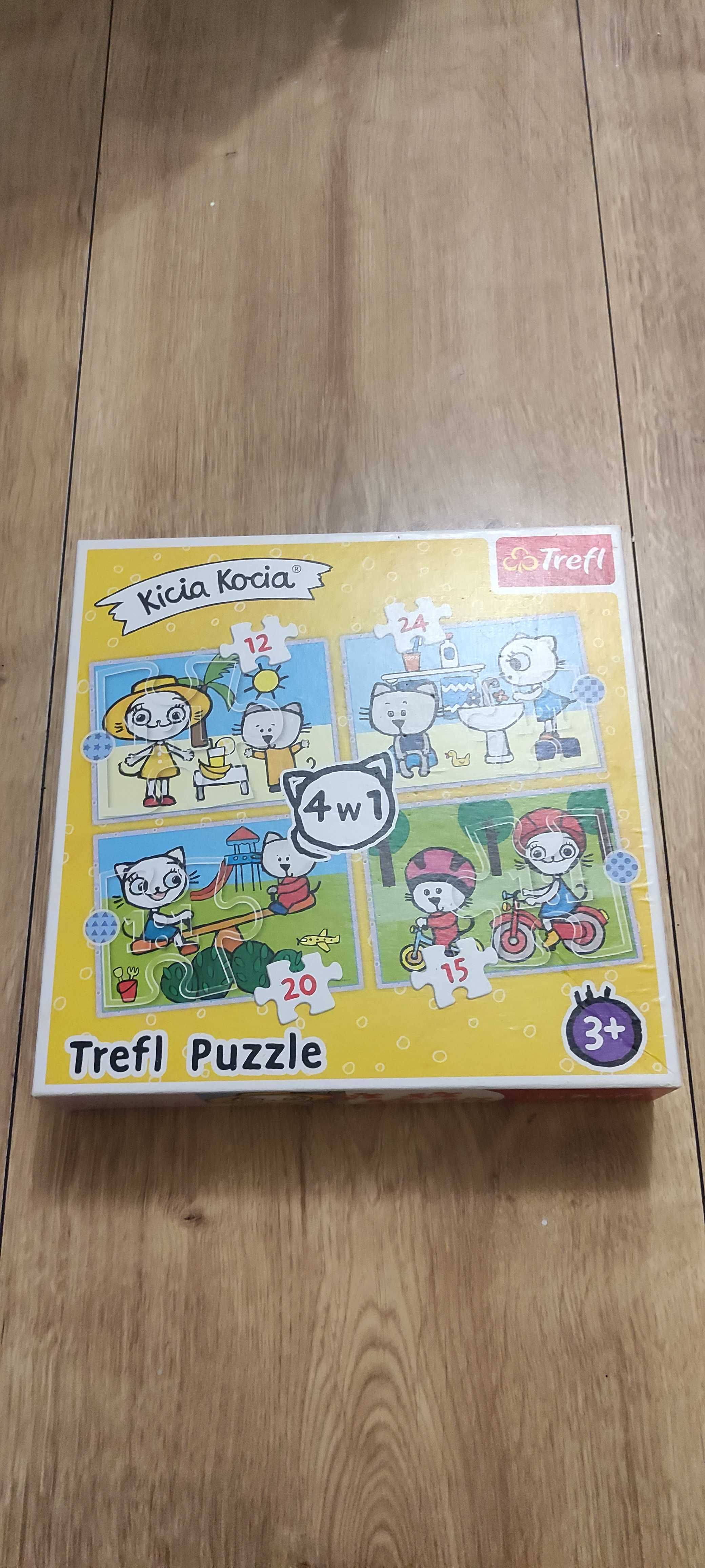 Puzzle Trefl Kicia Kocia 4 w 1, 3 lata - Na Dzień Dziecka