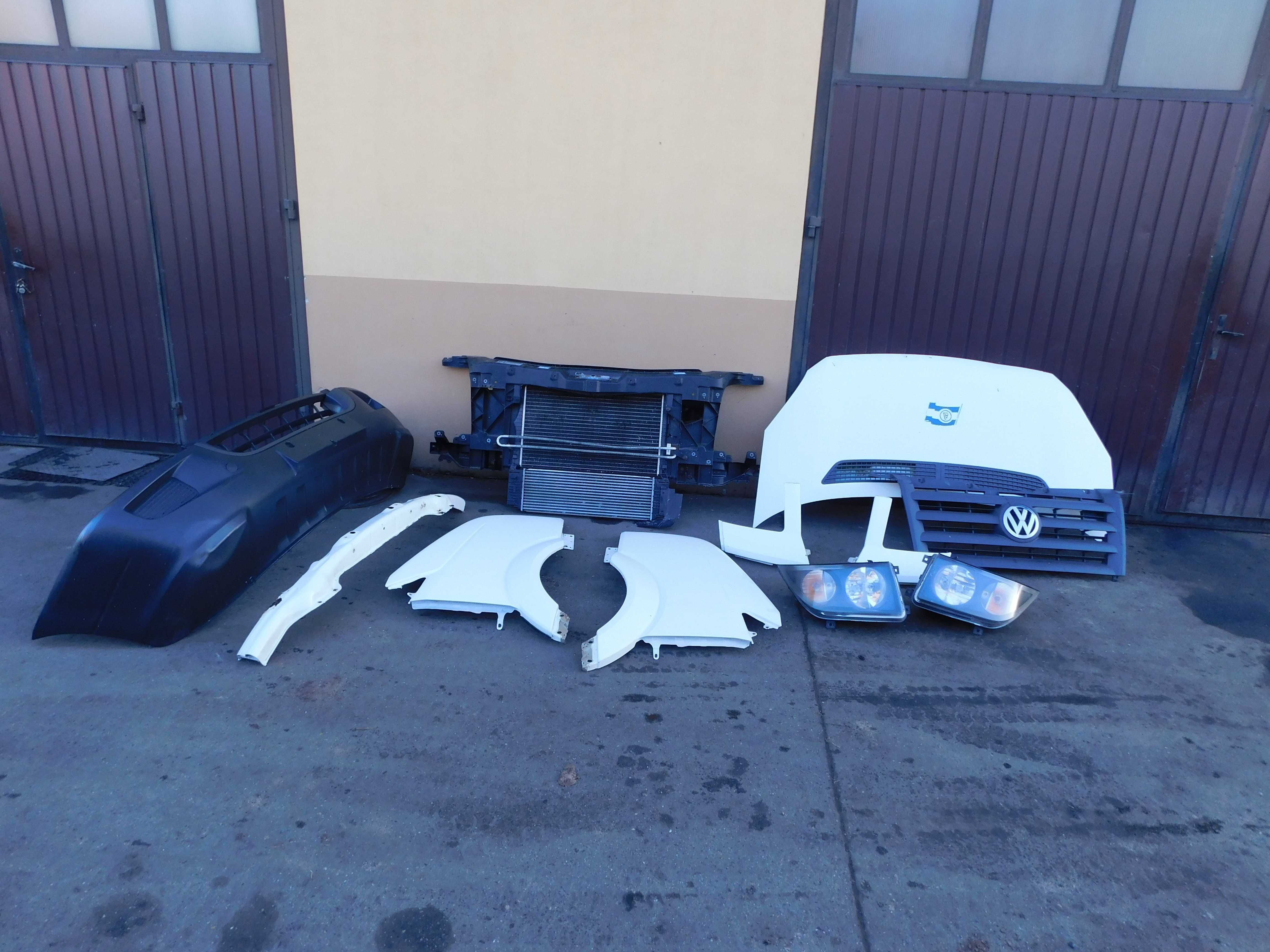VW Crafter przód kompletny maska chłodnice błotniki lampy chłodnice