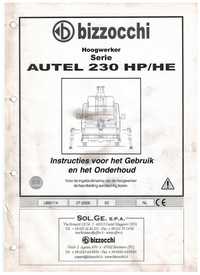 Instrukcja obsługi Bizzocchi autel 230