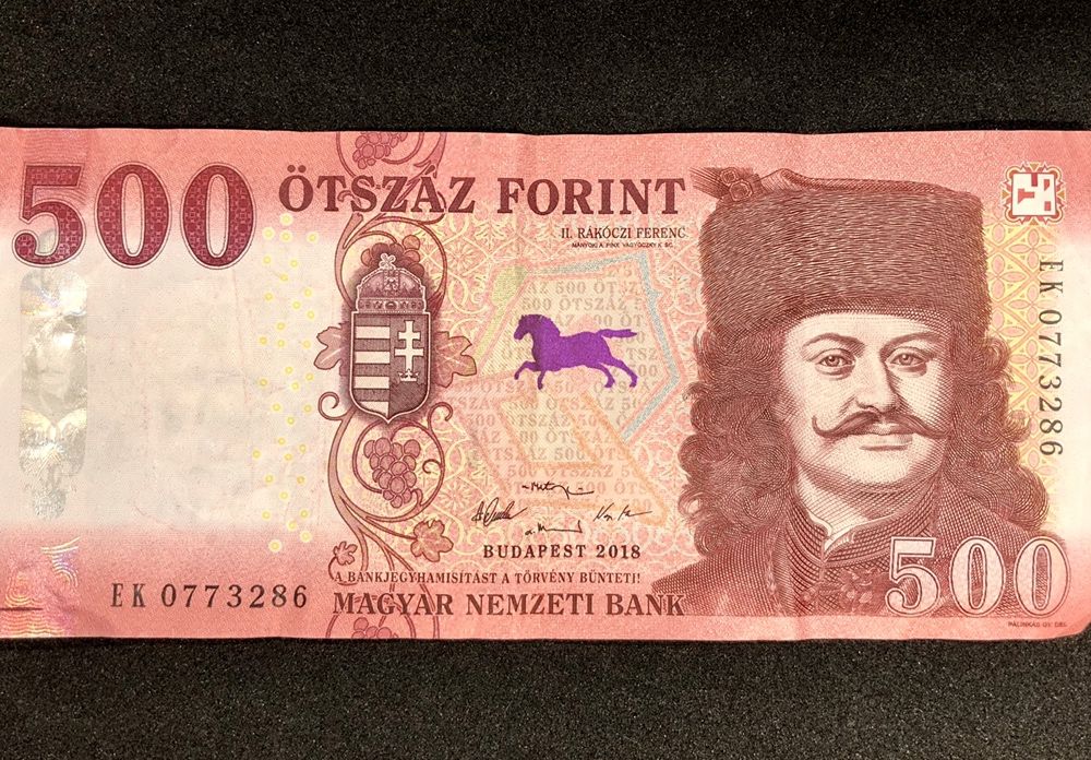 2x 500 forints 2008 e 2018