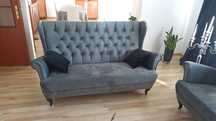Sofa uszak 3os. bez funkcji spania, producent, na sprężynach