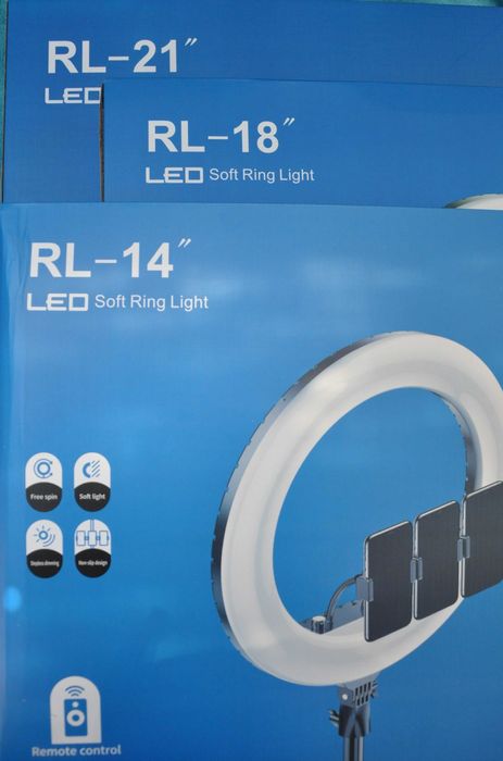 Оригинальная кольцевая лампа рл 18 лед лампа визажиста в салон