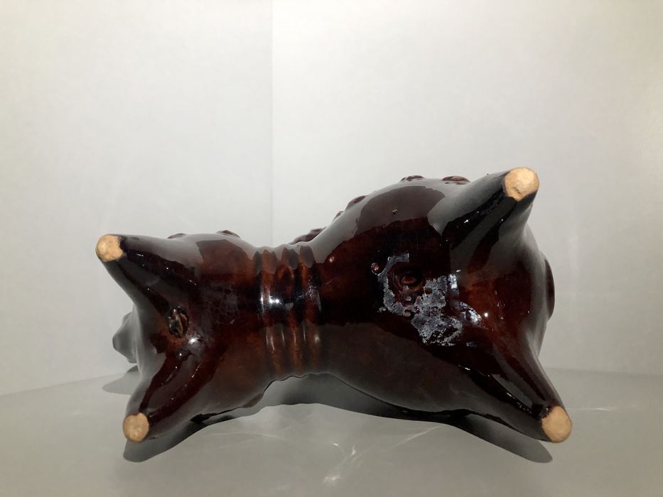 Баран  Опішня, обливна кераміка, майоліка 60 роки