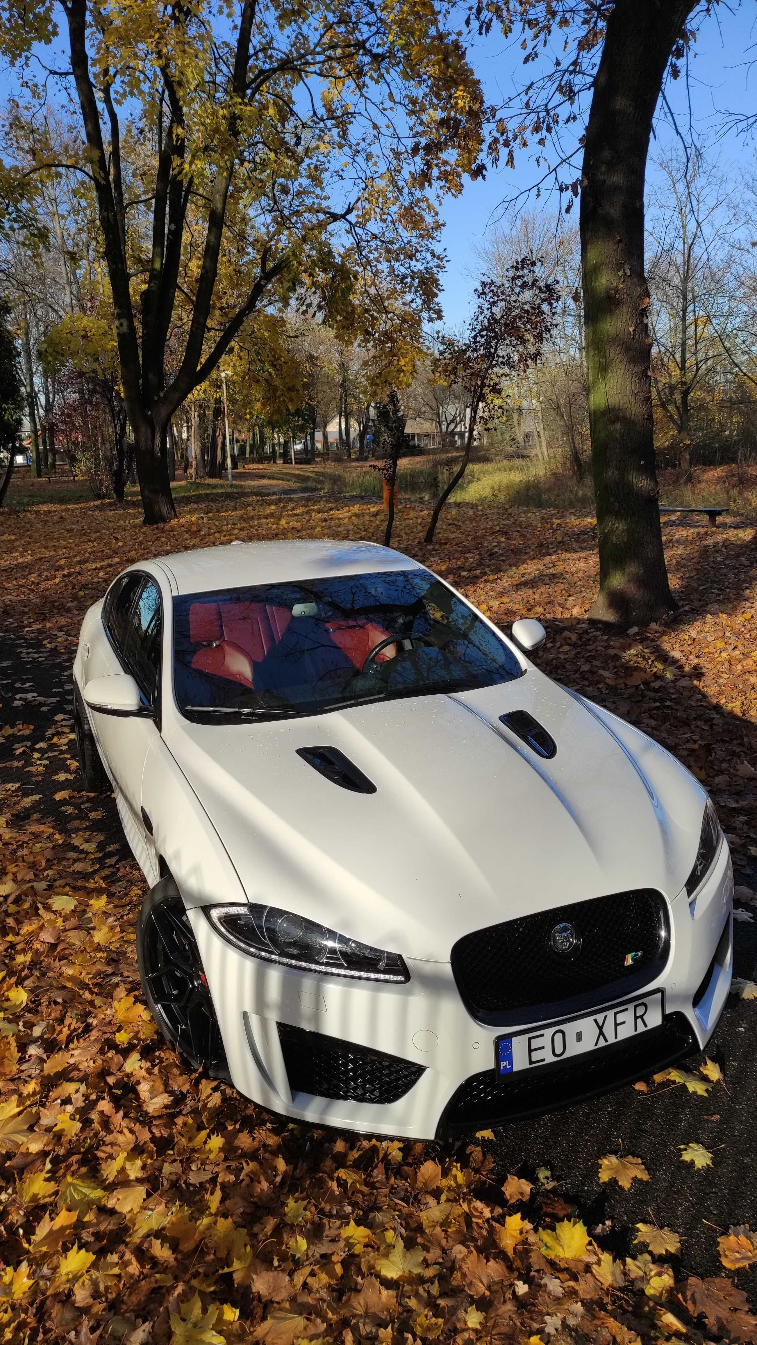 Jaguar XFR do ślubu wynajem samochodu