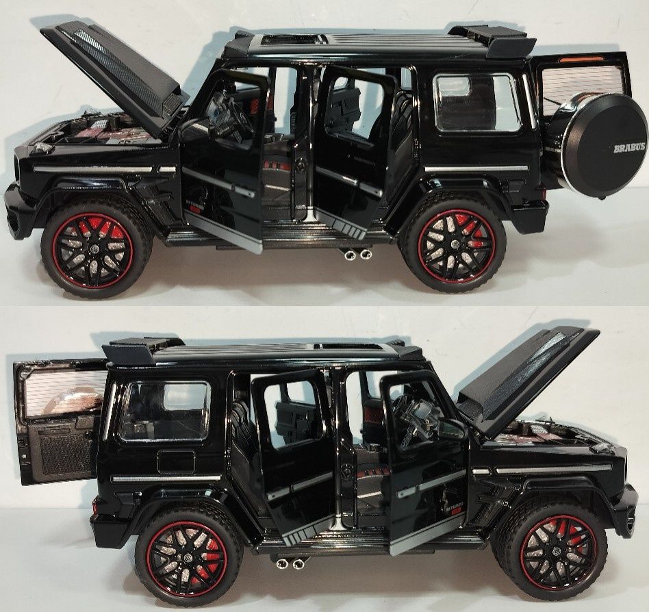 Mercedes-Benz BRABUS G800 модель 1:24 MINIAUTO. Металл, звук, свет.