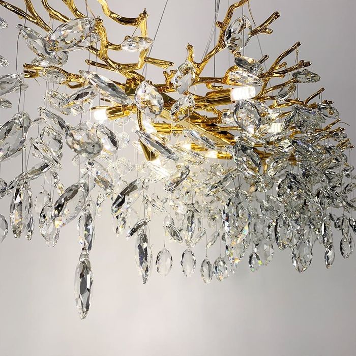 Кришталева люстра видовжена люстра,світильник,стильний,люстри