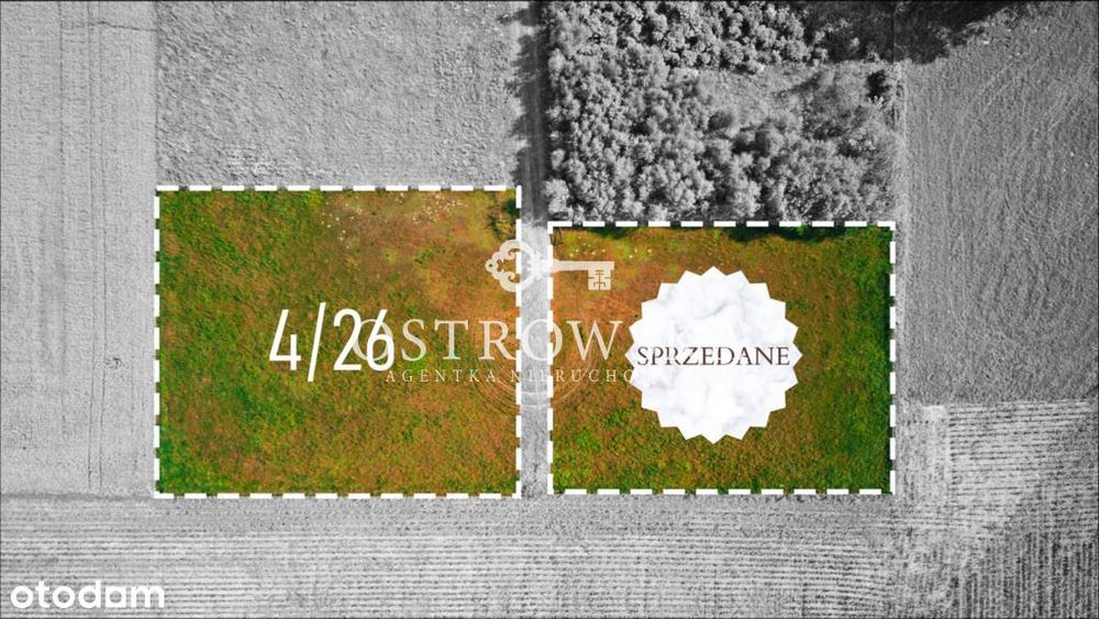 Działka budowalna z decyzją o WZ - Soboklęszcz