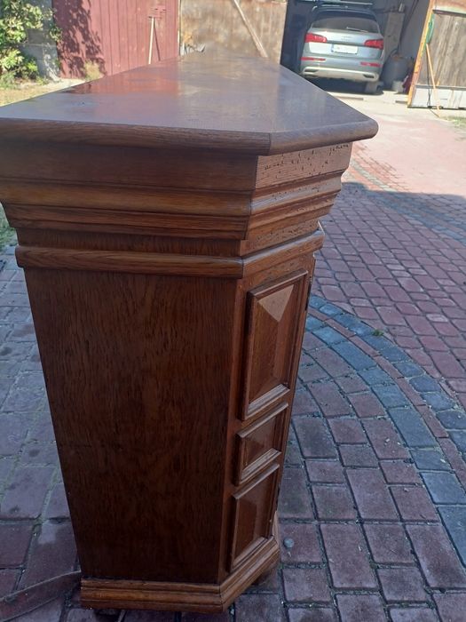 Komoda dębowa, długa