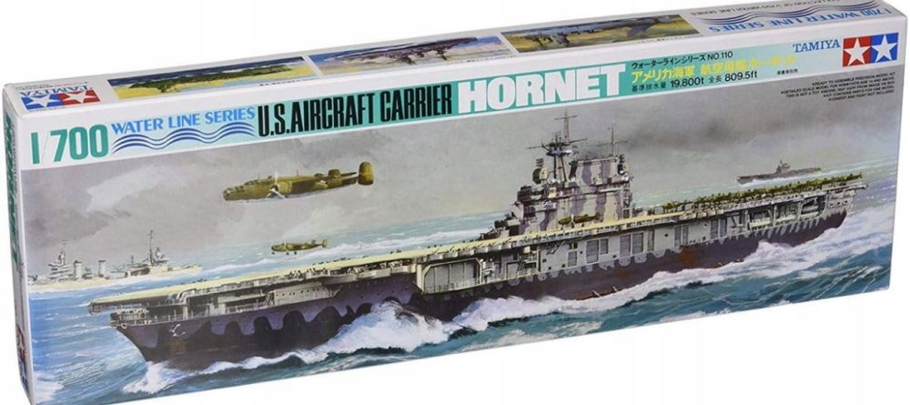 Tamiya 77510 model okręt statek 1/700 Hornet Aircraft Carrier