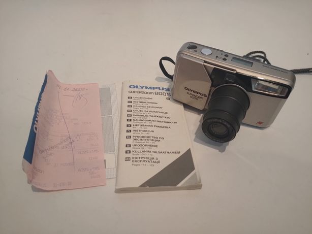 Aparat fotograficzny Olympus super zoom 800s 2002r Unikat