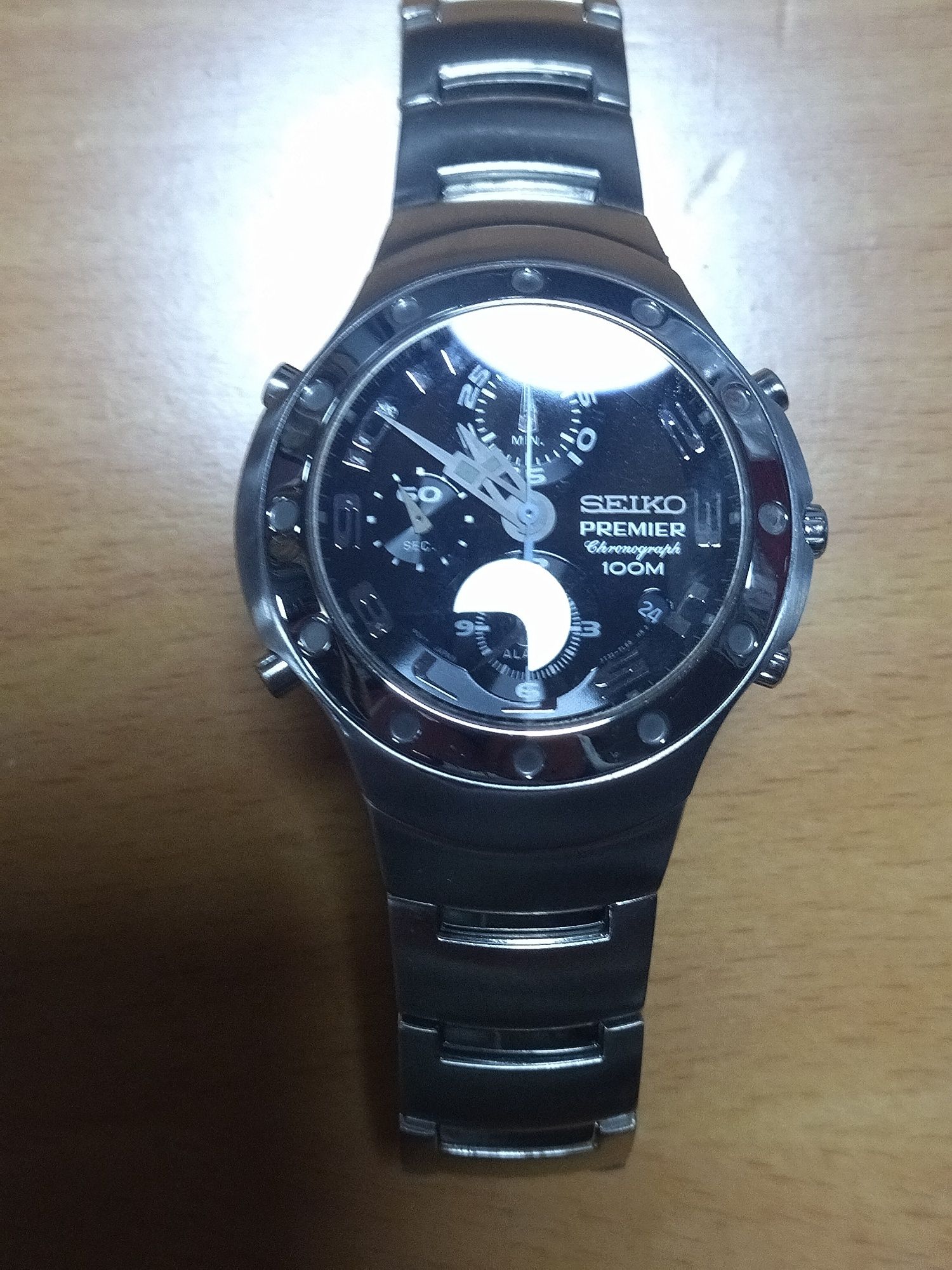 Relógio Seiko Premier Chronograph