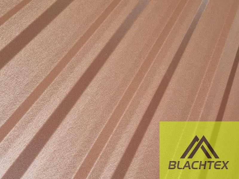 BLACHA NA DACH, BLACHA NA DACHY 2 gat blacha trapezowa BRĄZ Dachowa