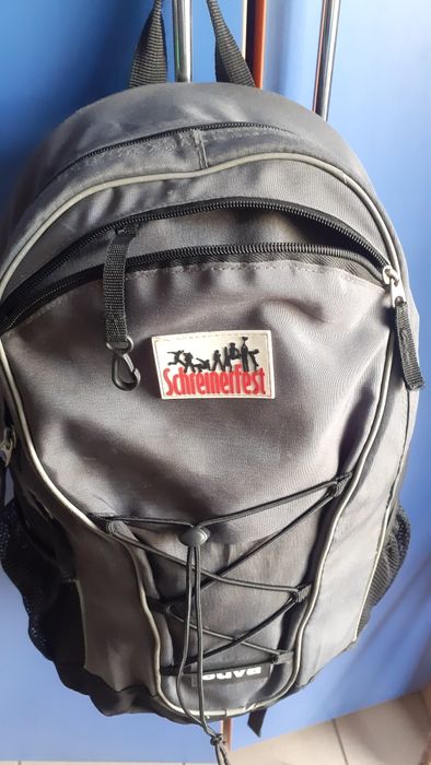 Городской серый рюкзак с логотипом "Schremerfest" , "Suva" 50*30*20см